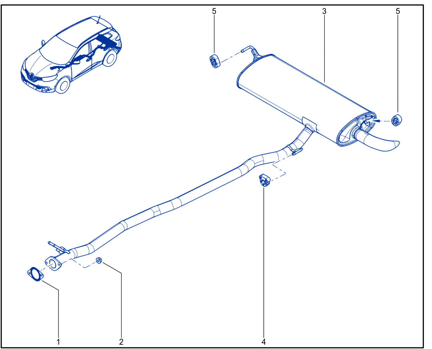 Exhaust Pipe - 01114712