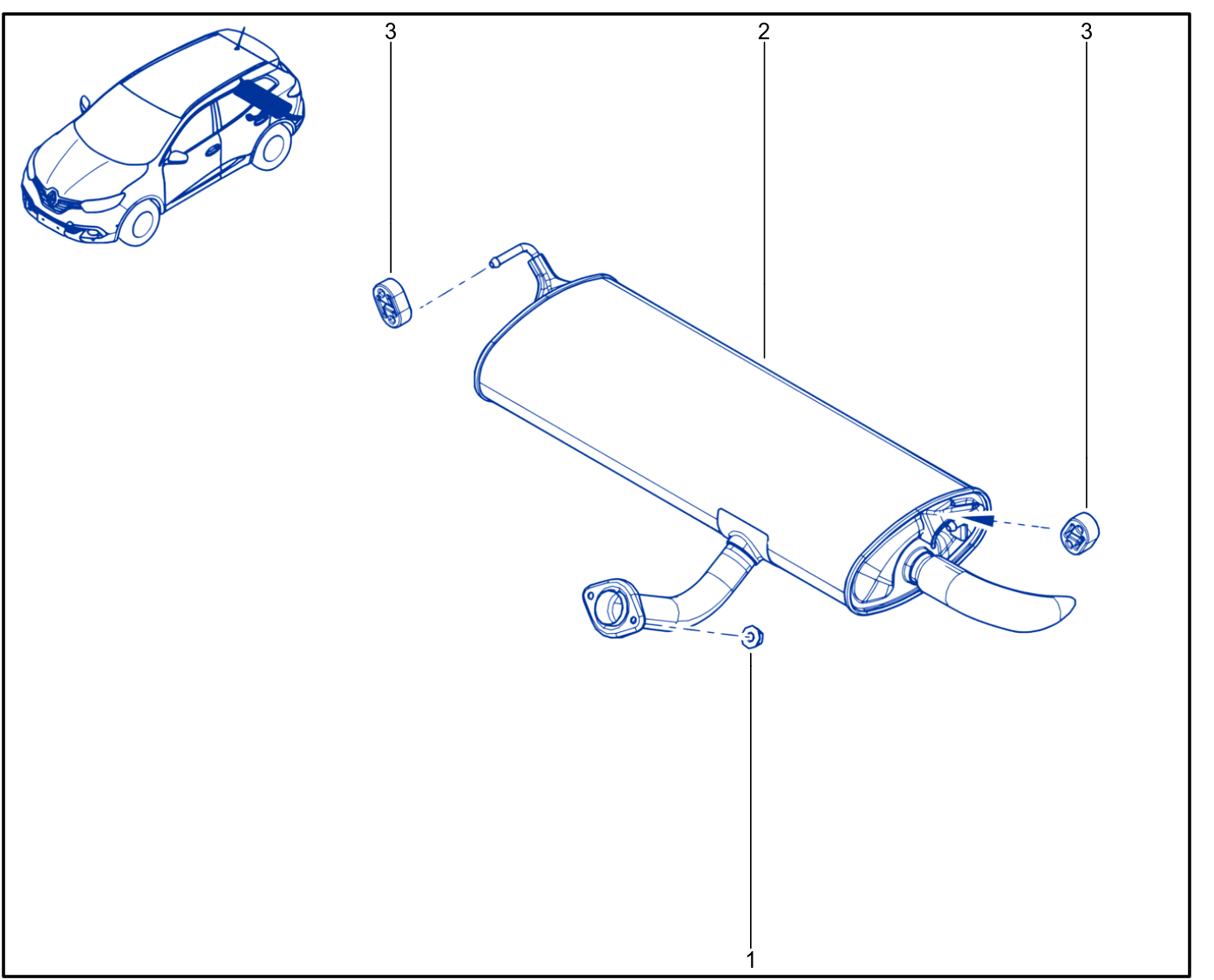 Exhaust Pipe - 01114716