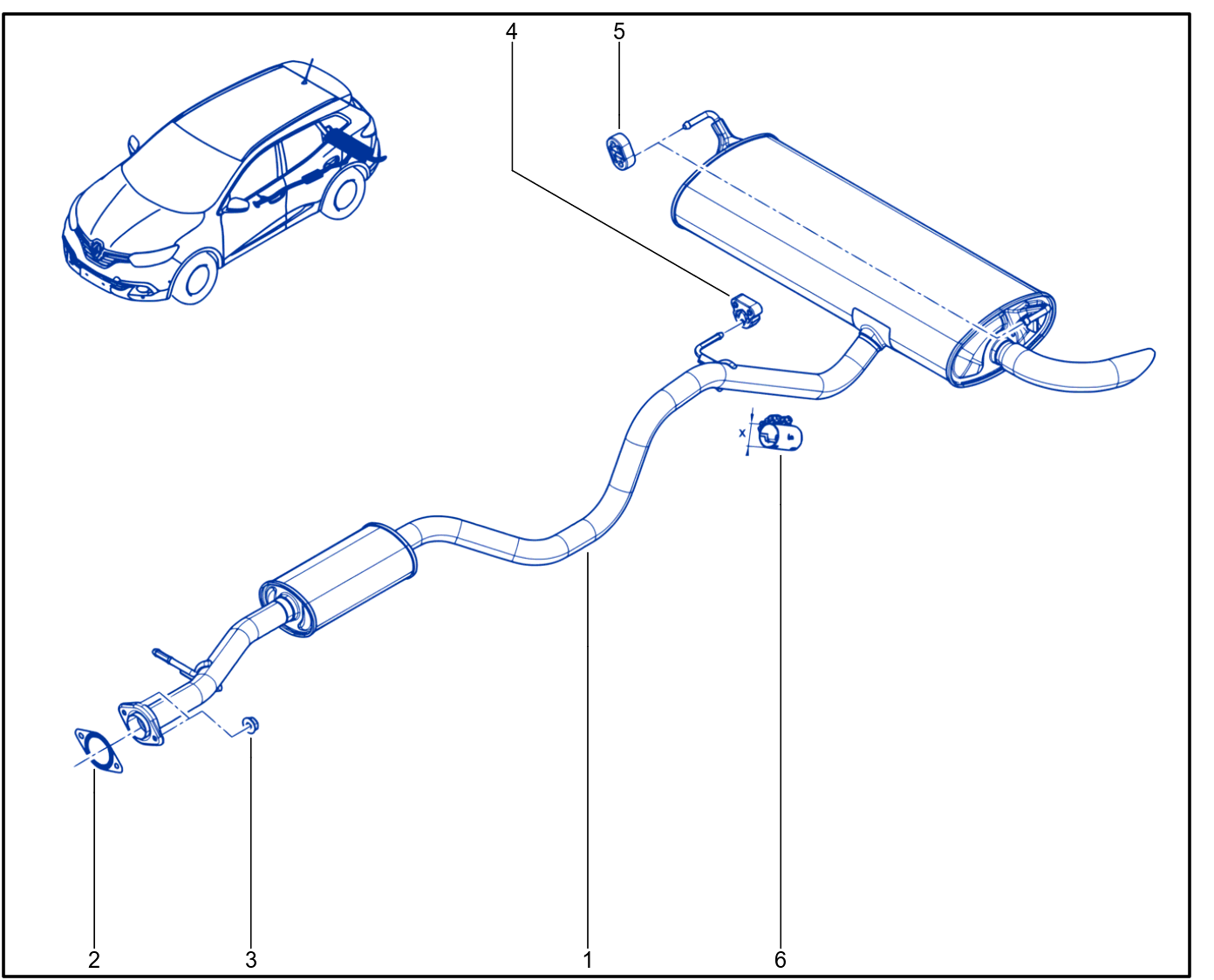 Exhaust Pipe - 01114717