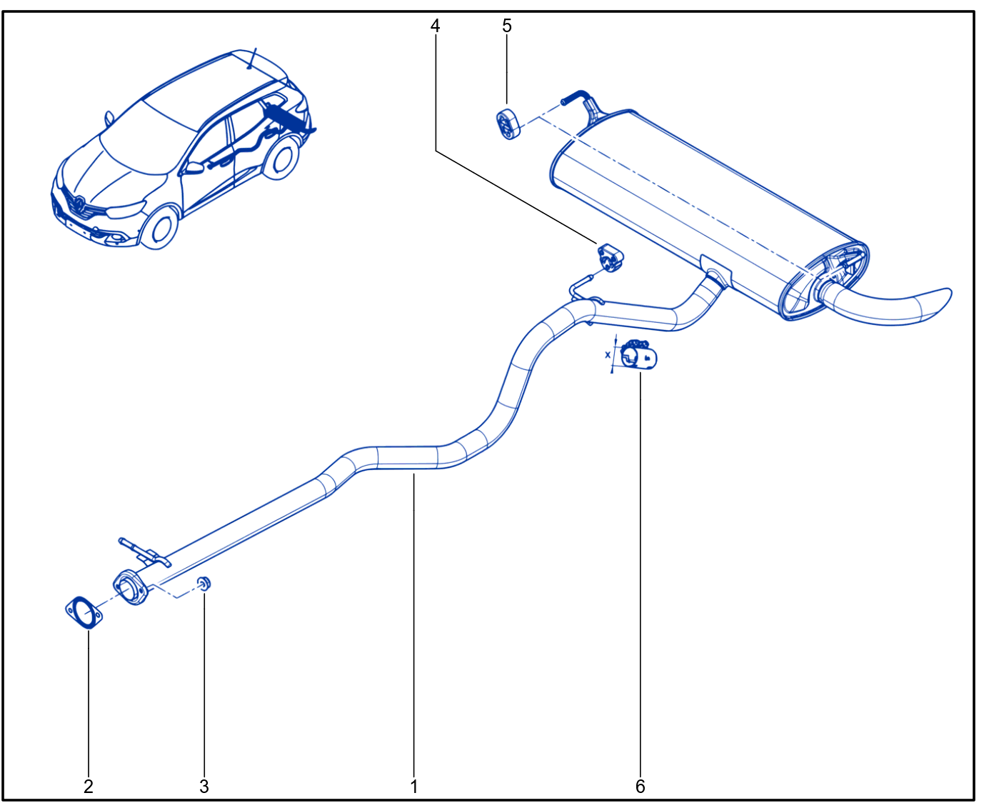 Exhaust Pipe - 01114718