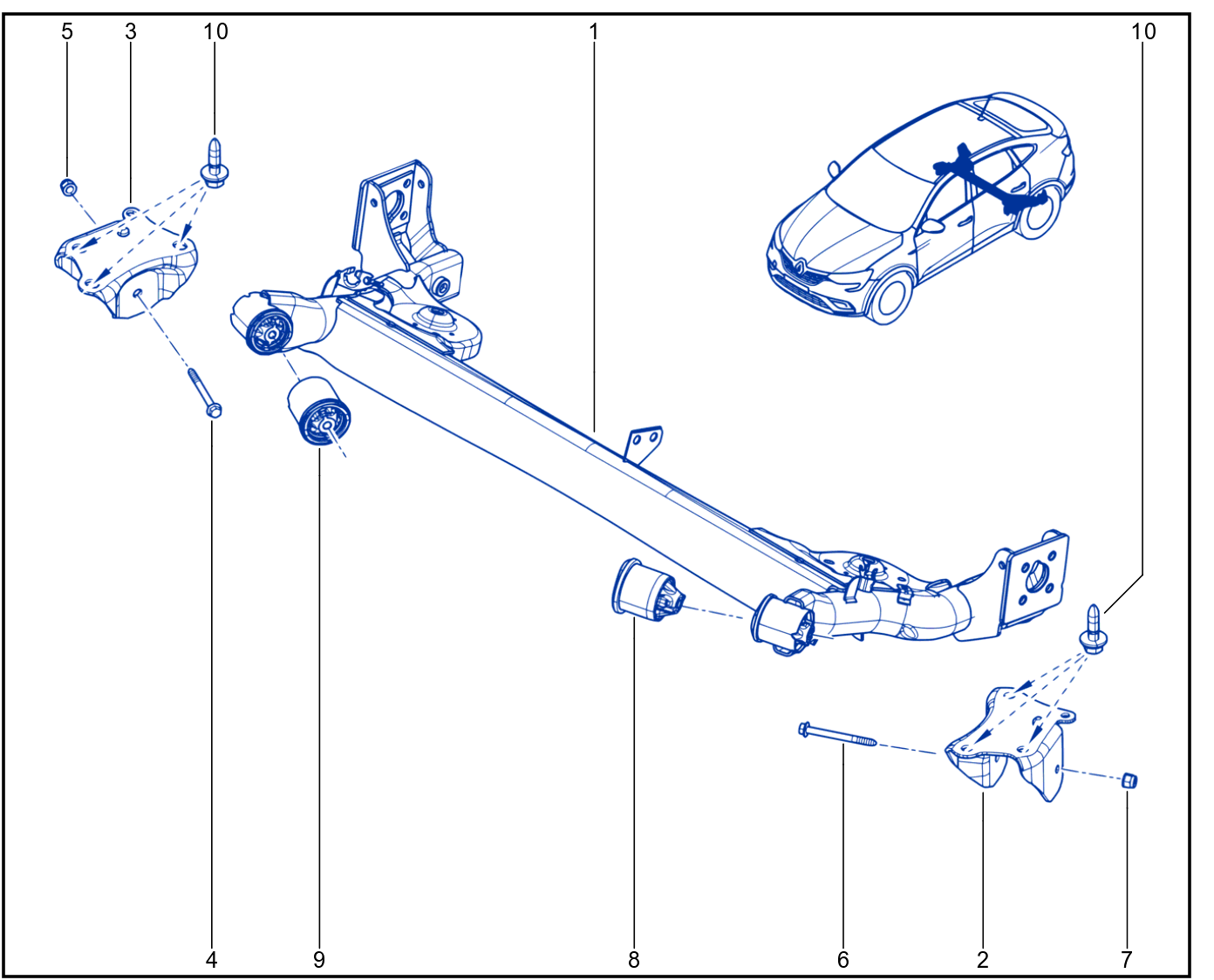 Rear Axle Component - 01115255