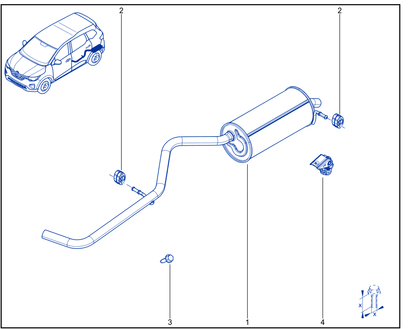 Exhaust Pipe - 01115571