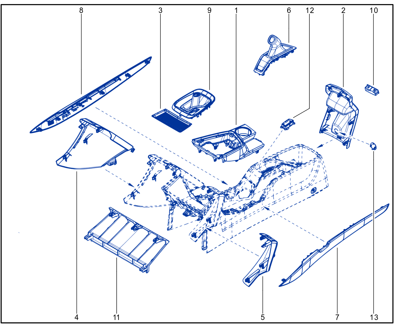 Centre Console - 01115896
