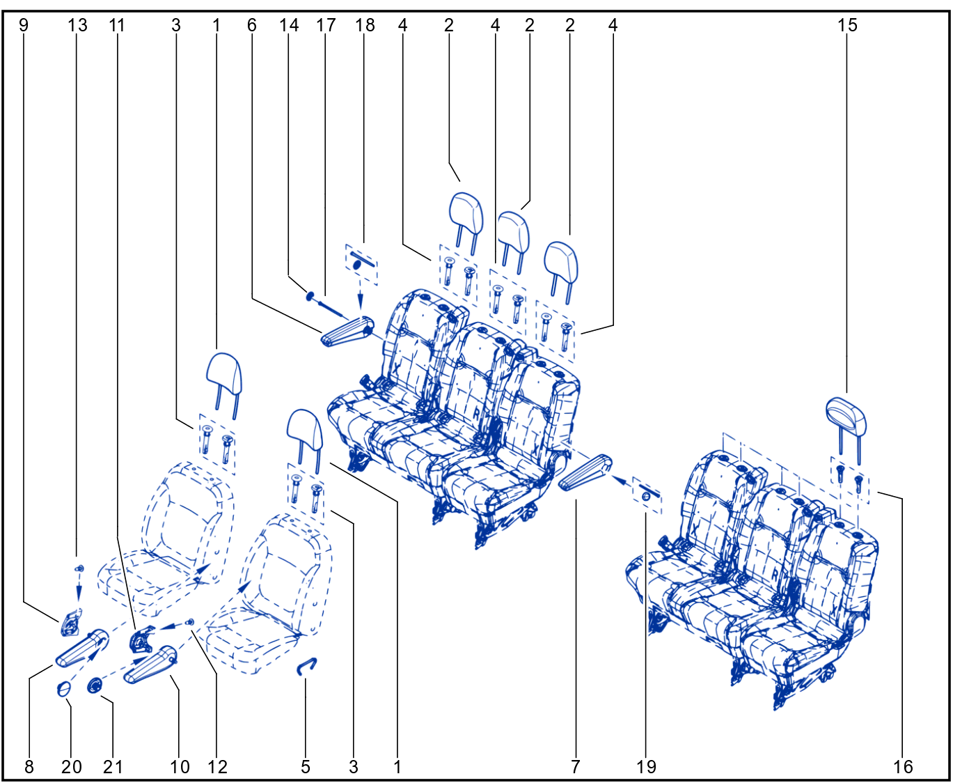 Headrest - 01115994