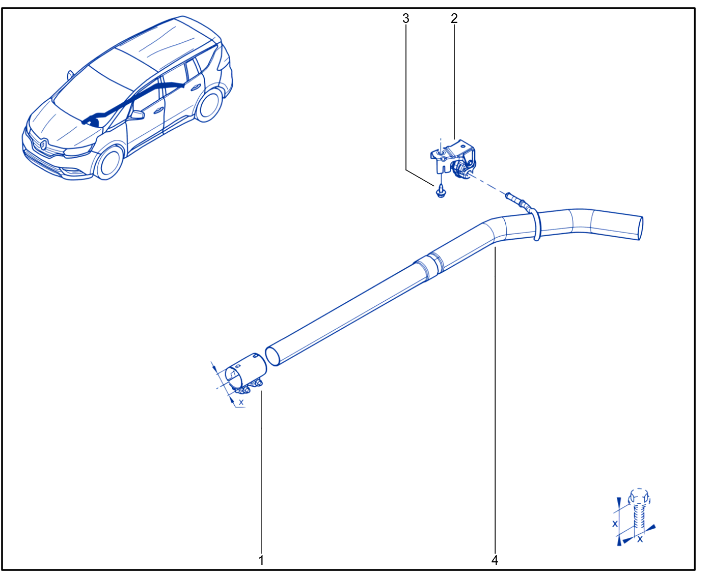 Exhaust Pipe - 01116034