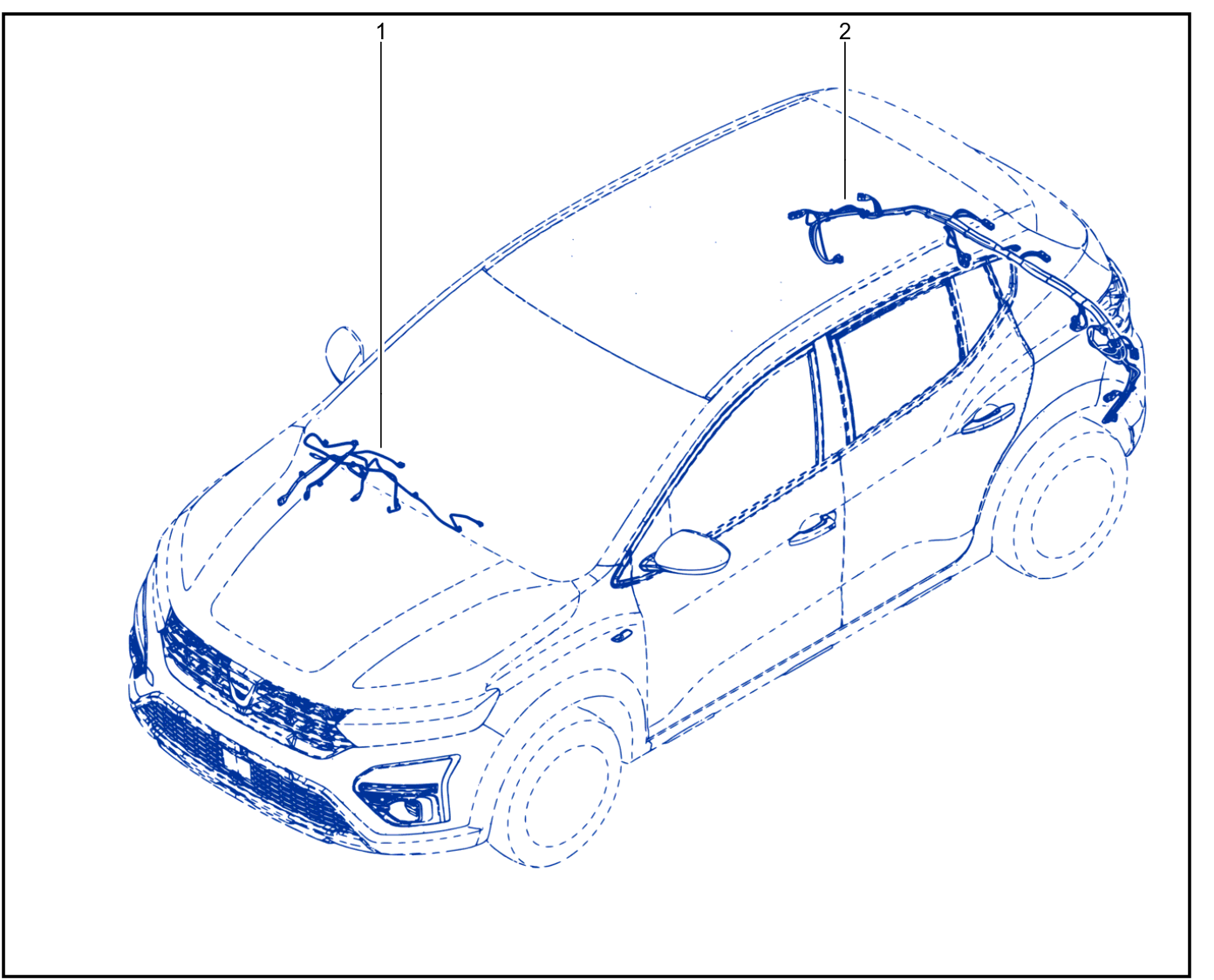 Wiring - Passenger Compartment Components - 01116092