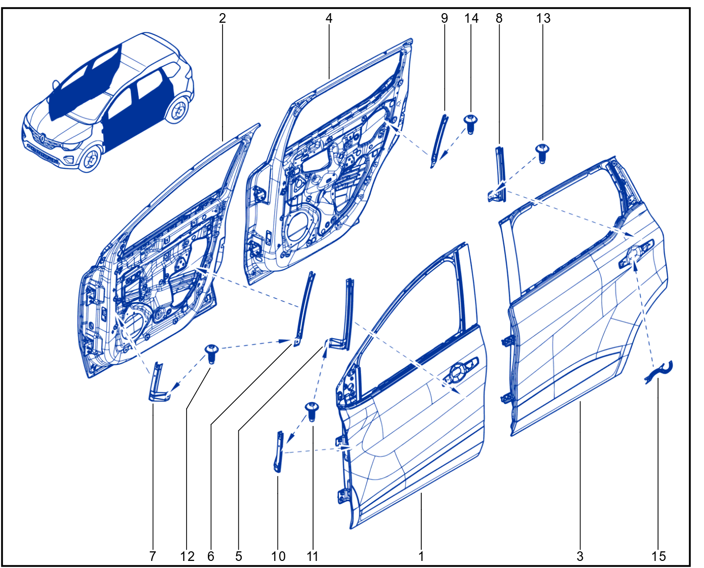Side Opening Element Panelwork - 01116110