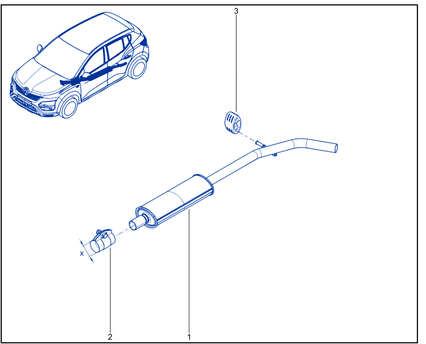 Exhaust Pipe - 01116174