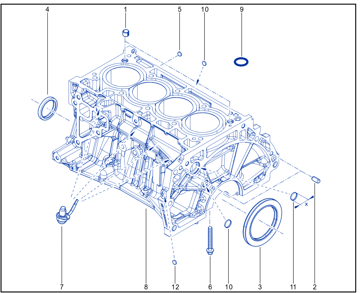 Cylinder Block - 01116215