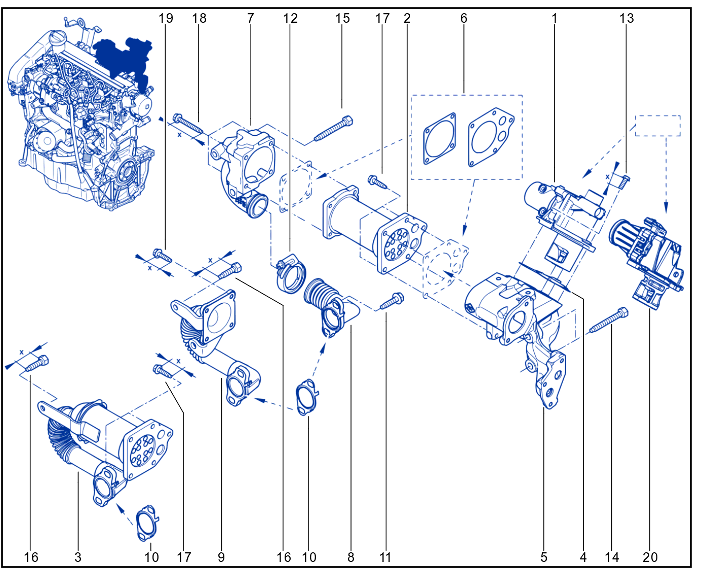 Exhaust Gas Recirculation - 01116225