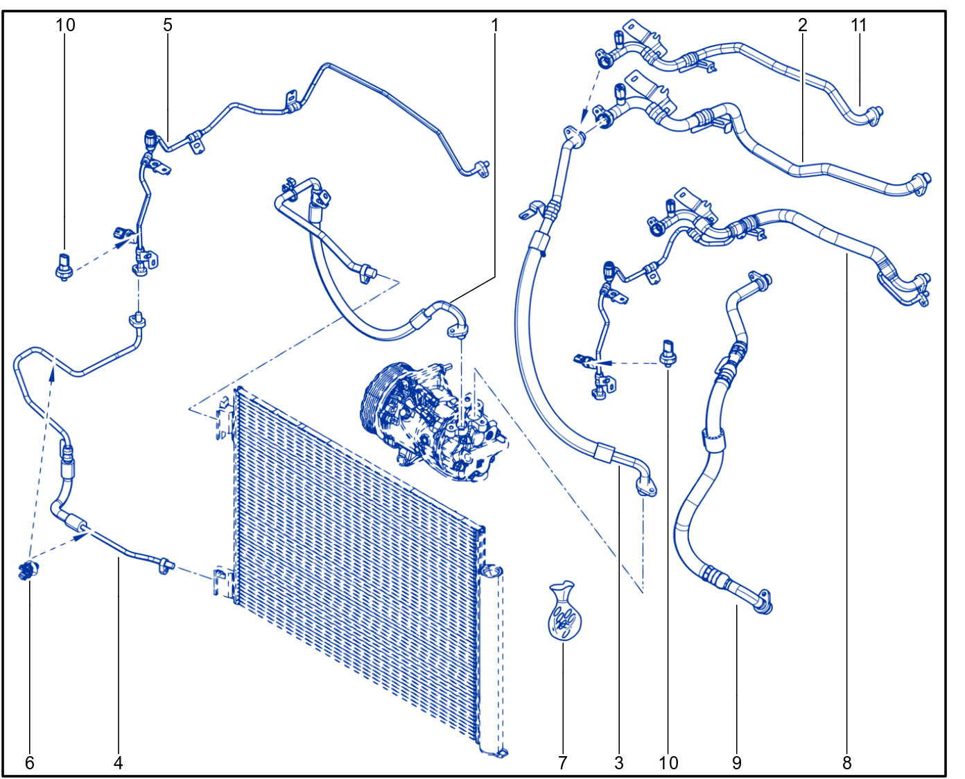 Main Air Conditioning Circuit - 01116478
