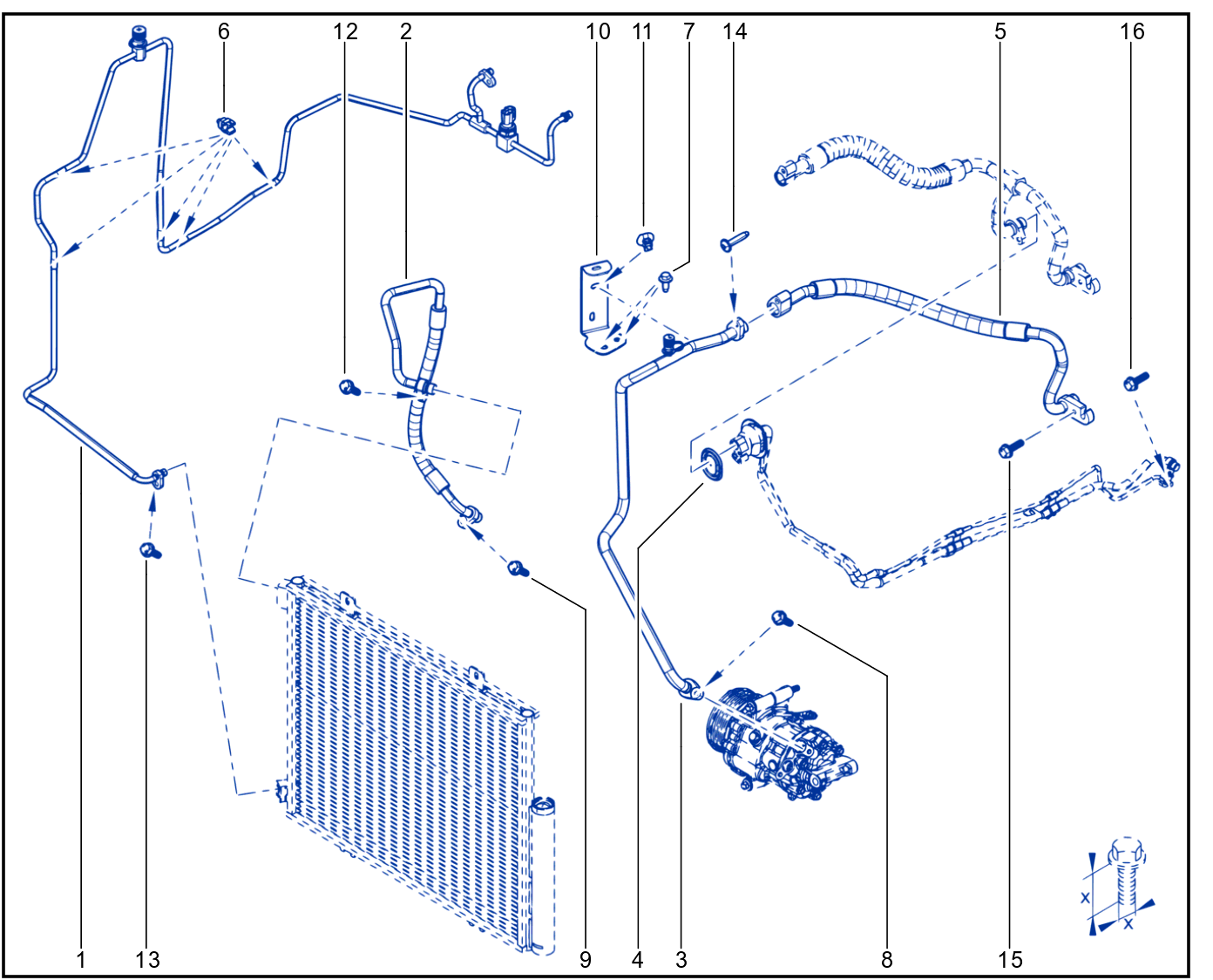 Main Air Conditioning Circuit - 01116542