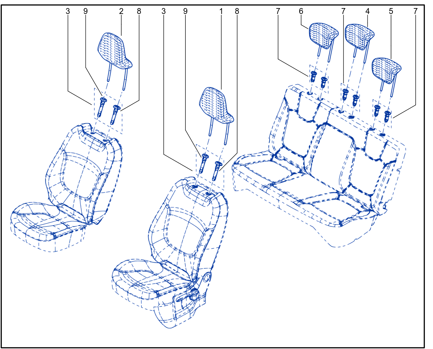 Headrest - 01116567