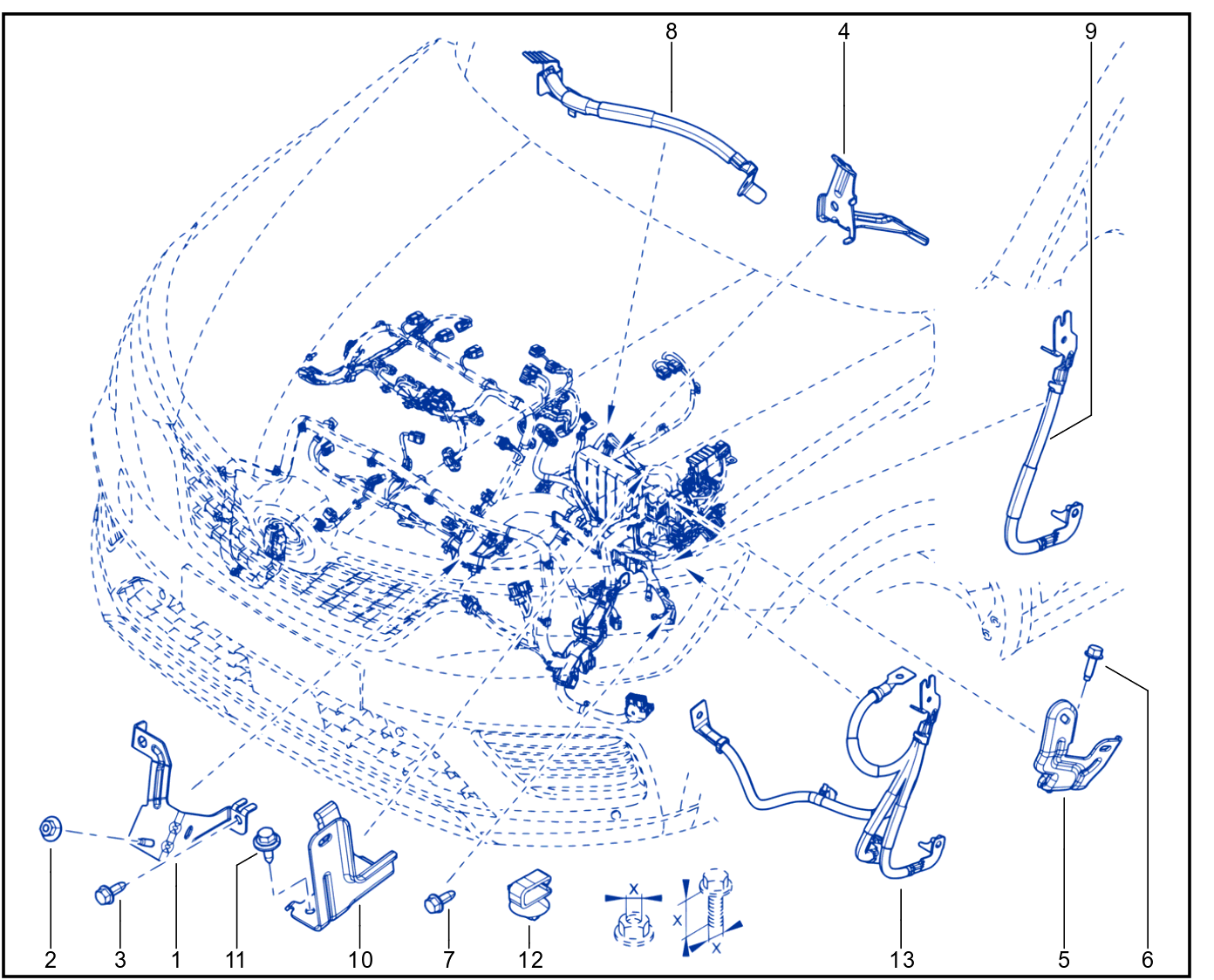 Wiring - Engine Components - 01116599