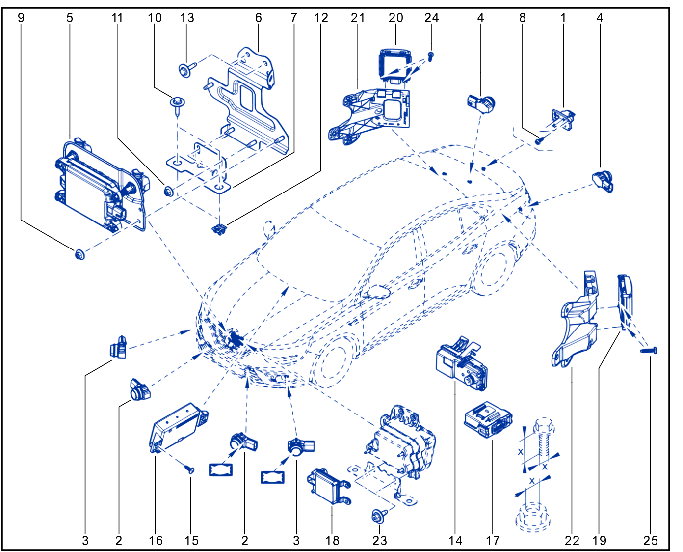 Parking Distance Control - 01116669