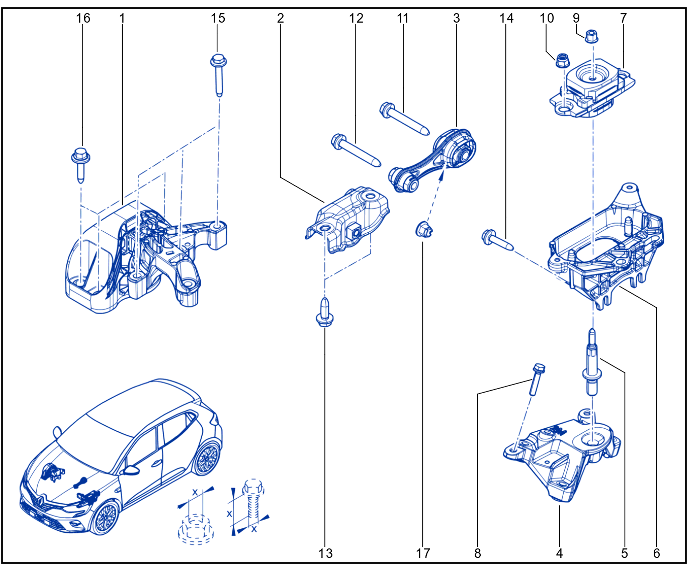 Engine And Transmission Assembly Support - 01116804