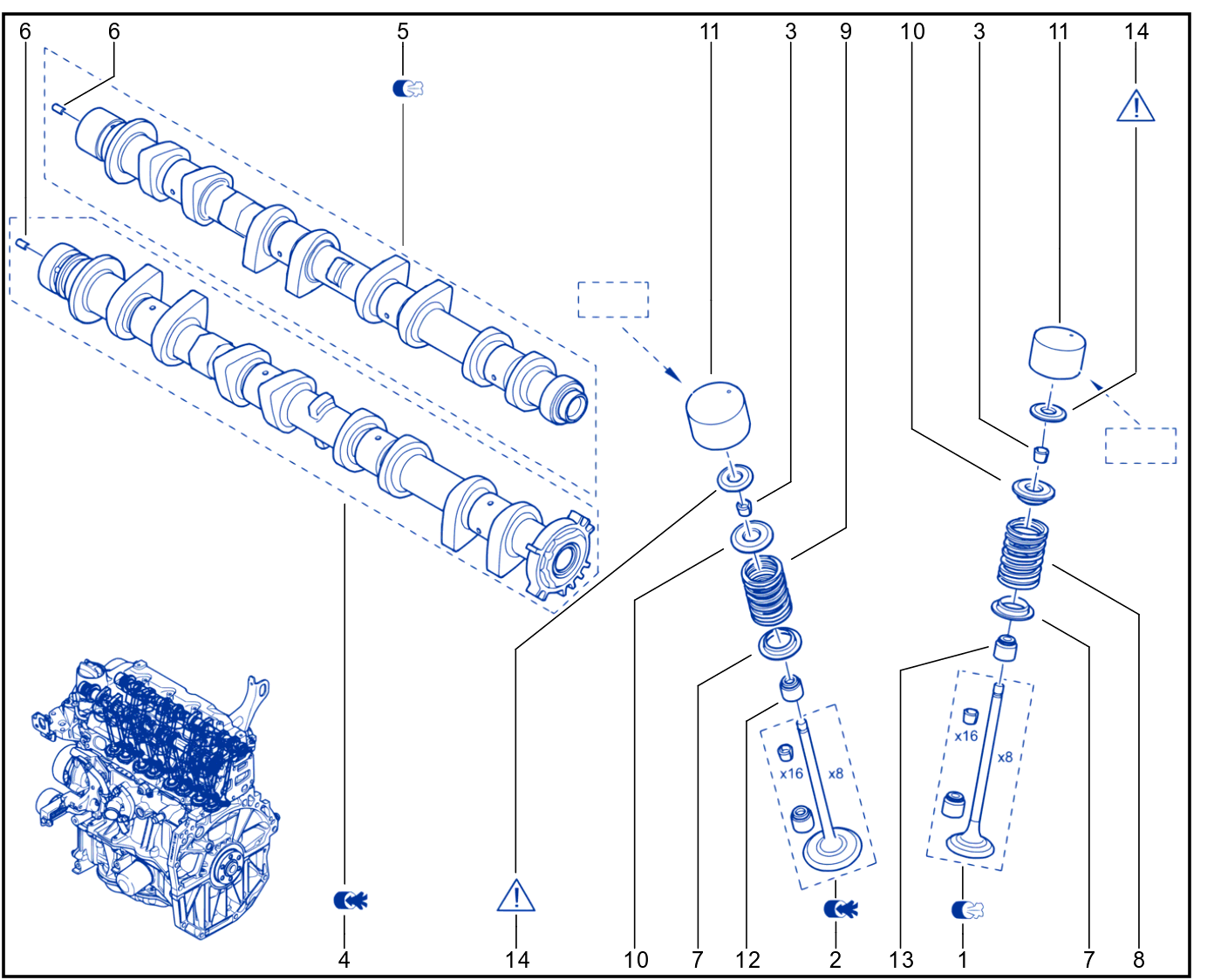 Timing - Camshaft - Valve - 01116871