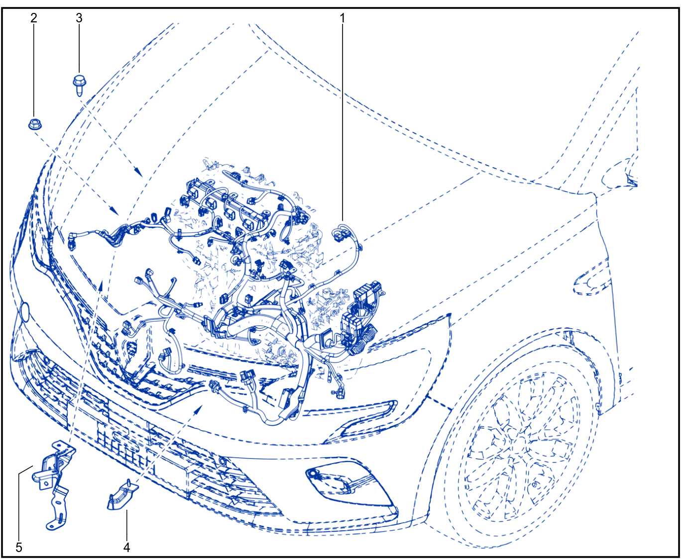 Wiring - Engine Components - 01117023