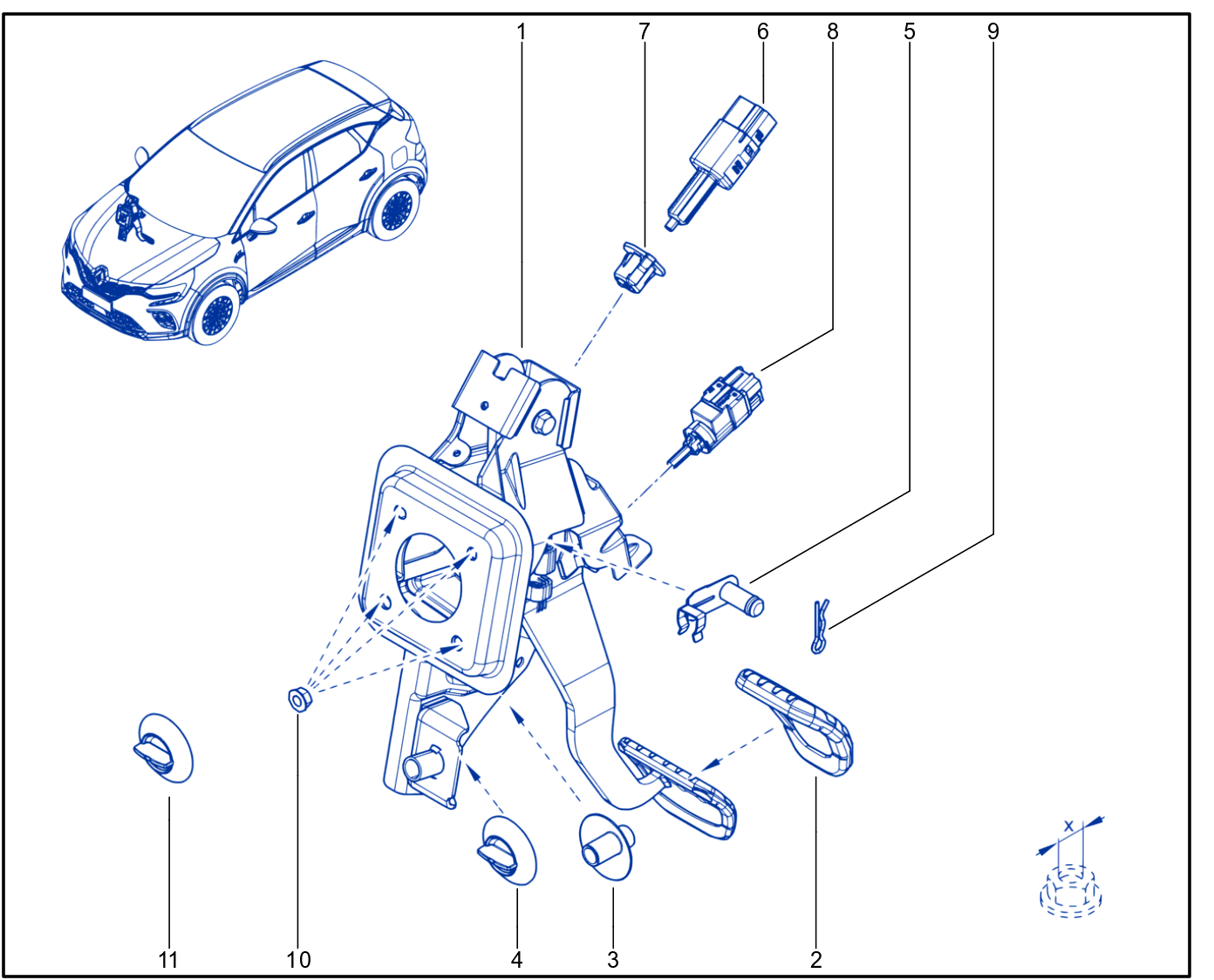 Pedal Assembly - 01117101