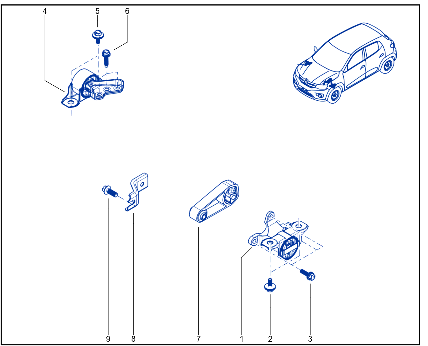 Engine And Transmission Assembly Support - 01117126