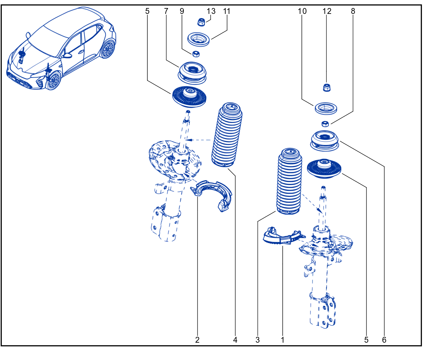 Suspension - Front Shock Absorption - 01117212
