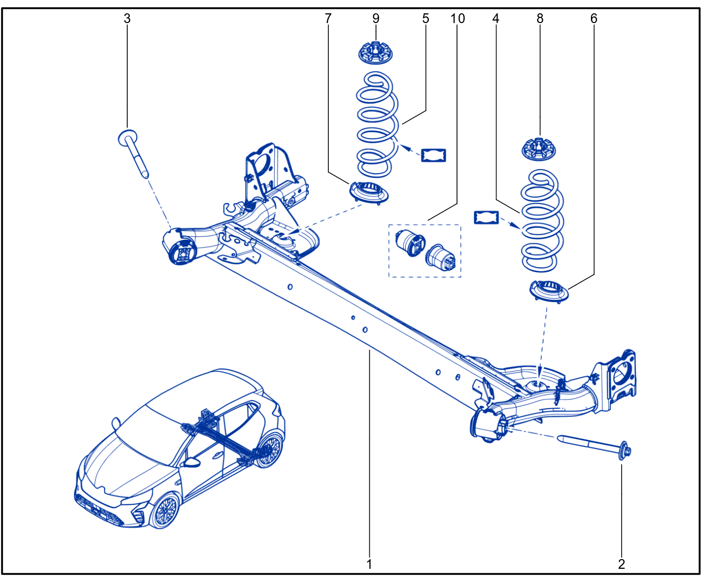 Rear Axle Component - 01117225