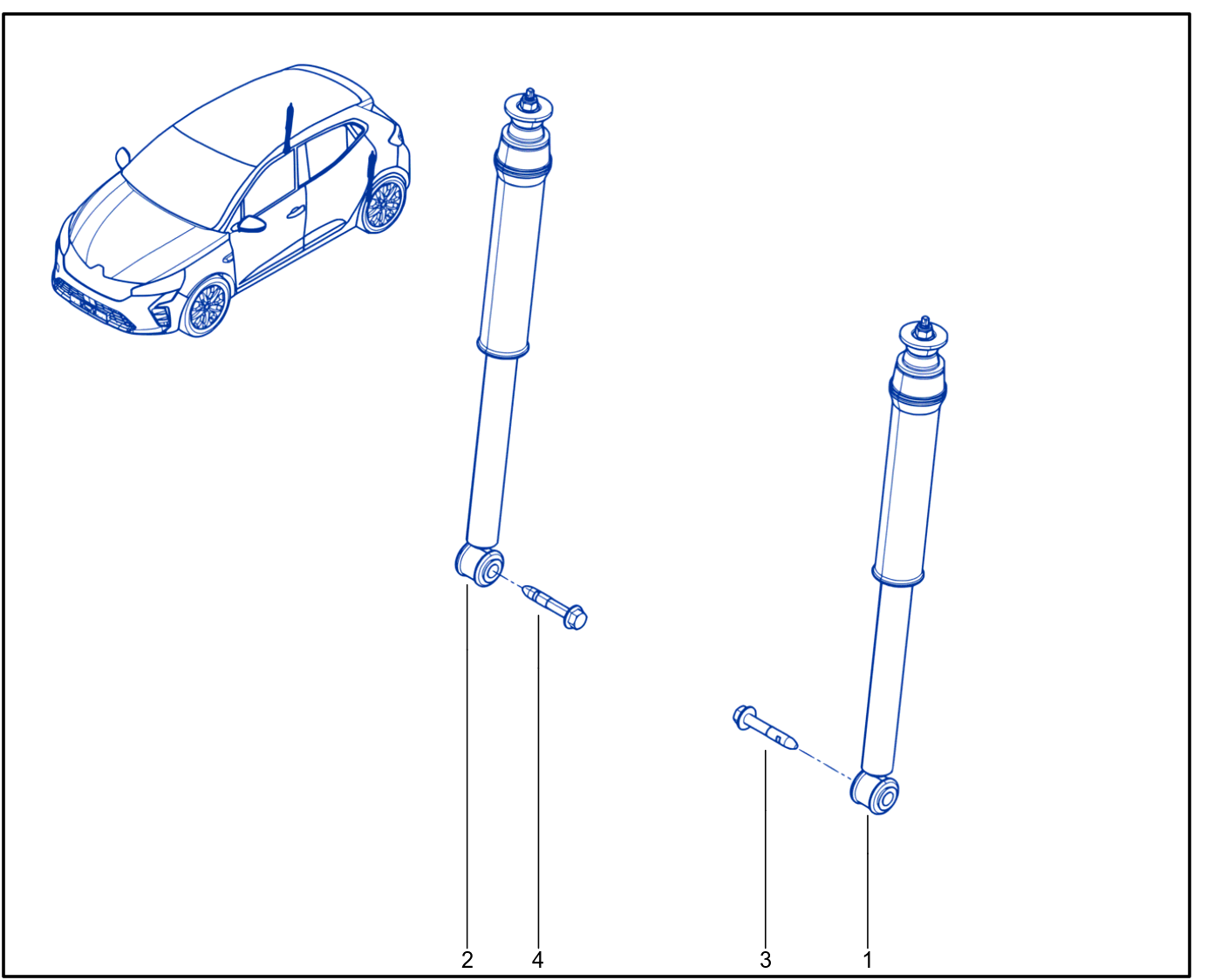 Suspension - Rear Shock Absorption - 01117226