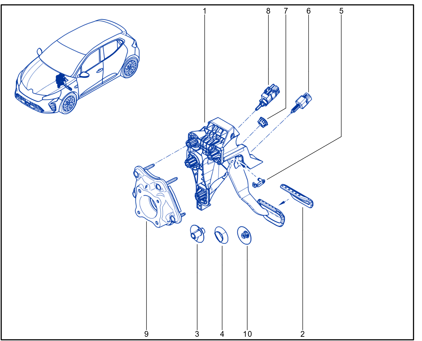 Pedal Assembly - 01117245