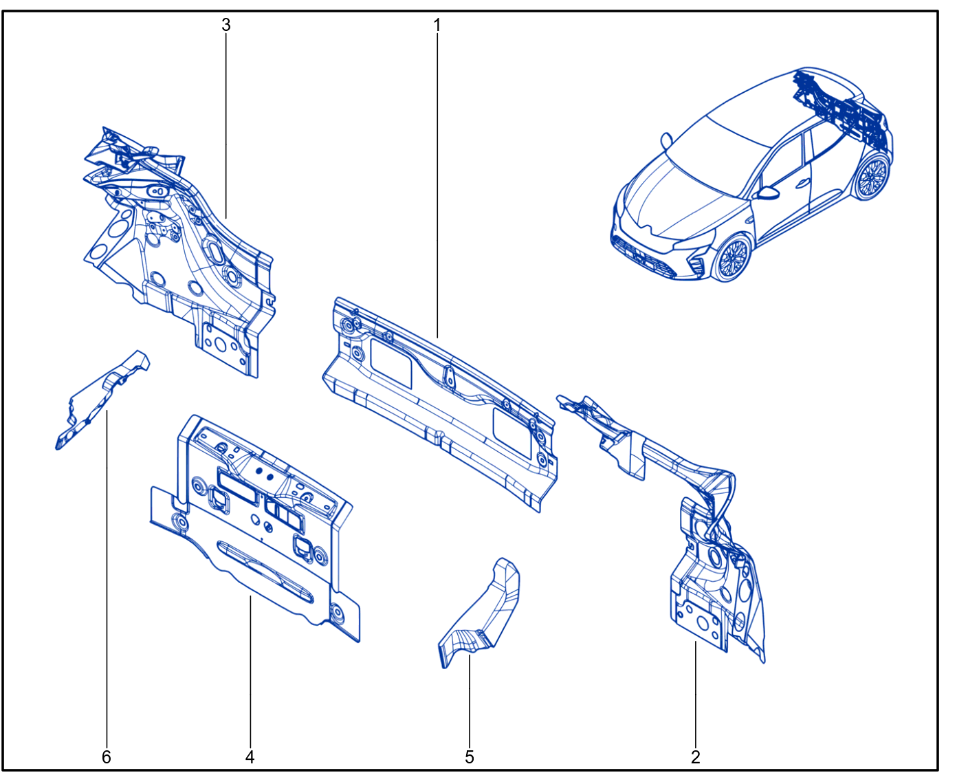 Rear End Panel - 01117286