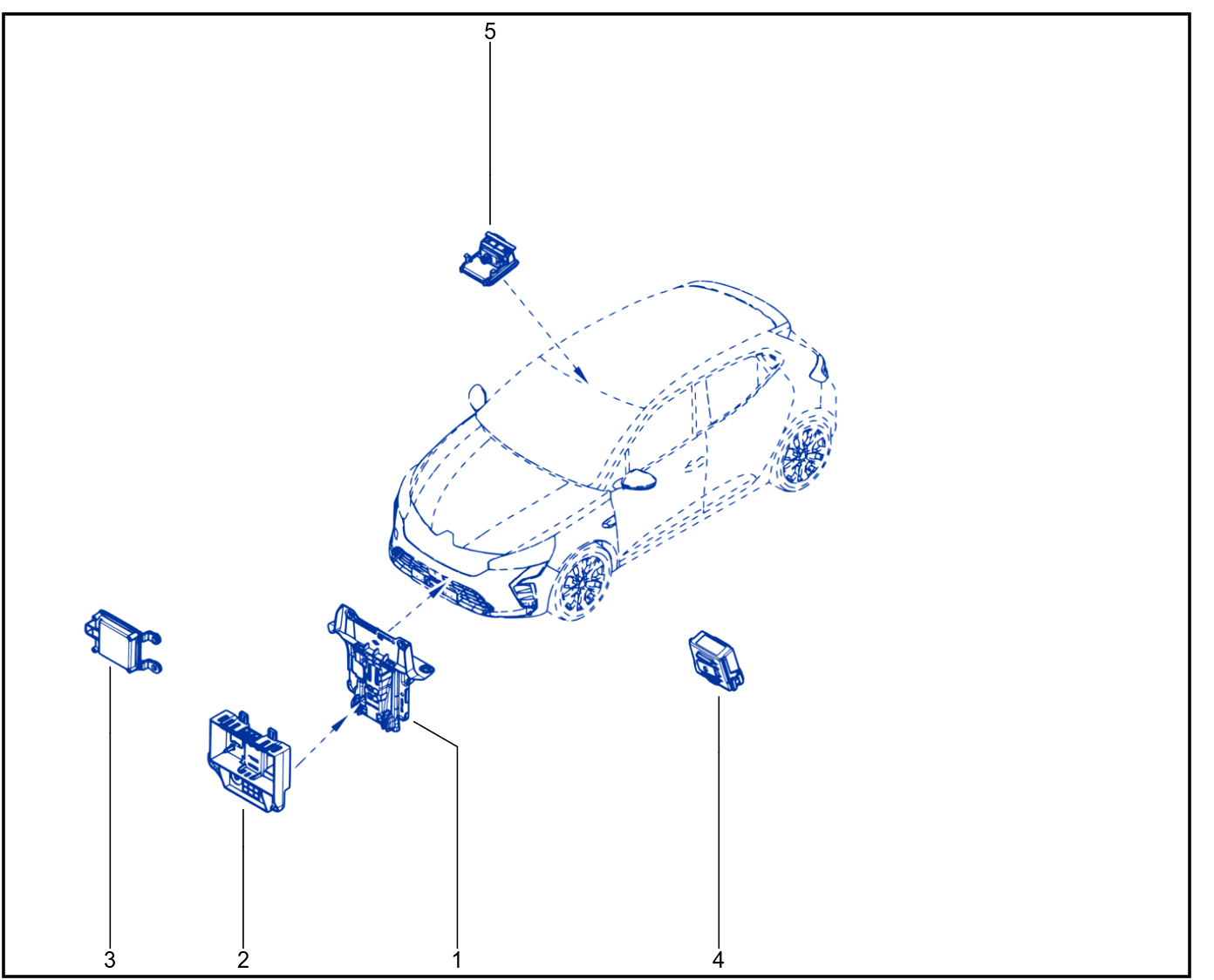Parking Distance Control - 01117366