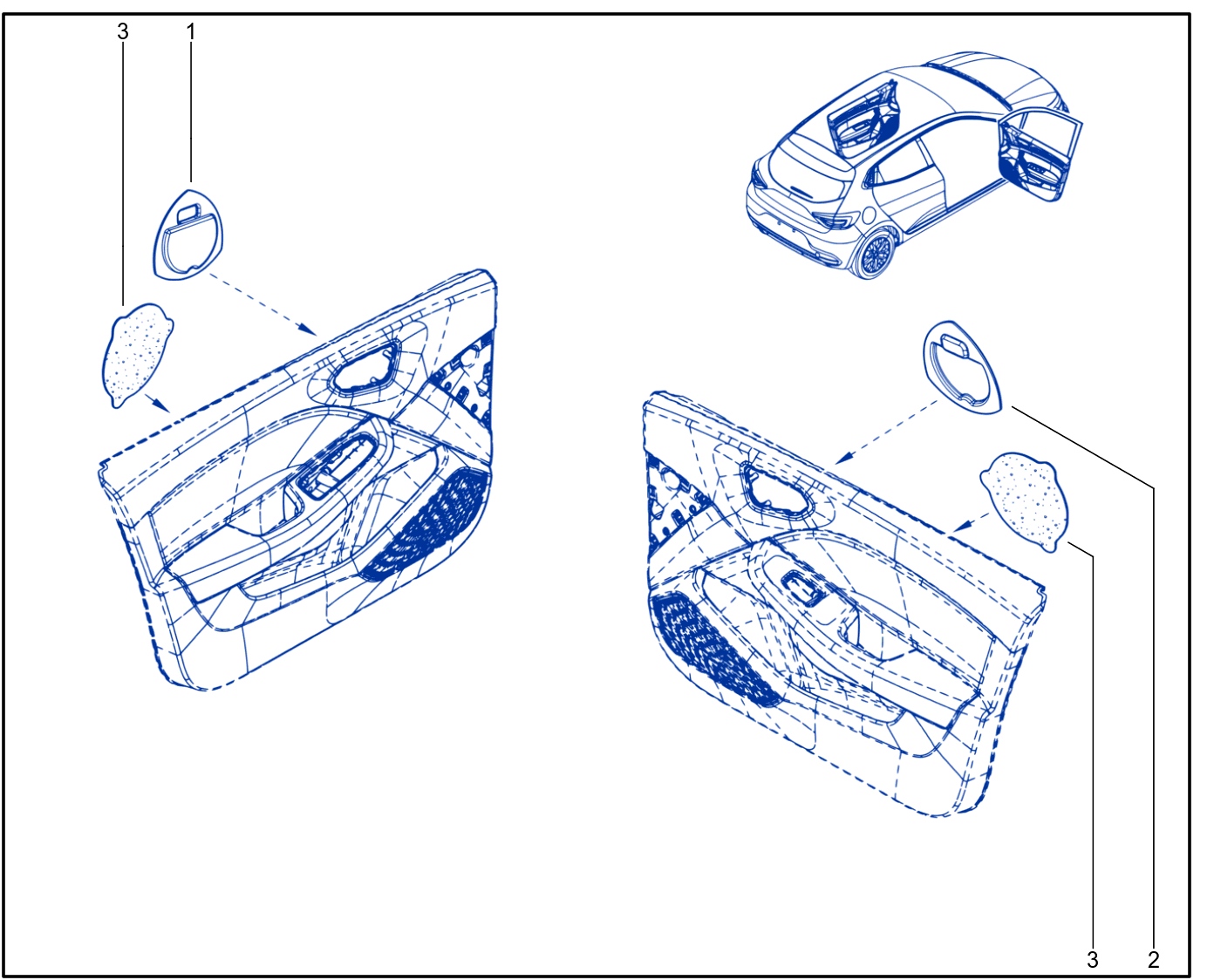 Side Opening Element Trim - 01117401