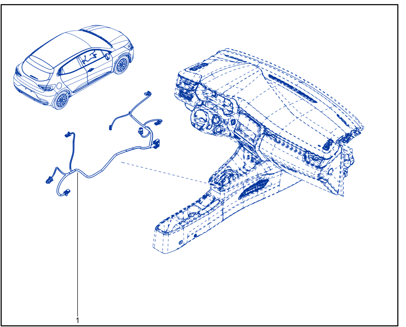 Wiring - Passenger Compartment Components - 01117414