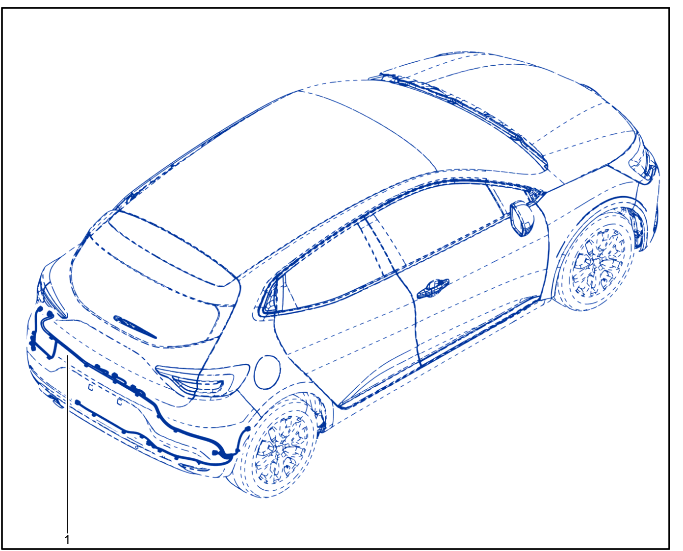 Wiring - Passenger Compartment Components - 01117418