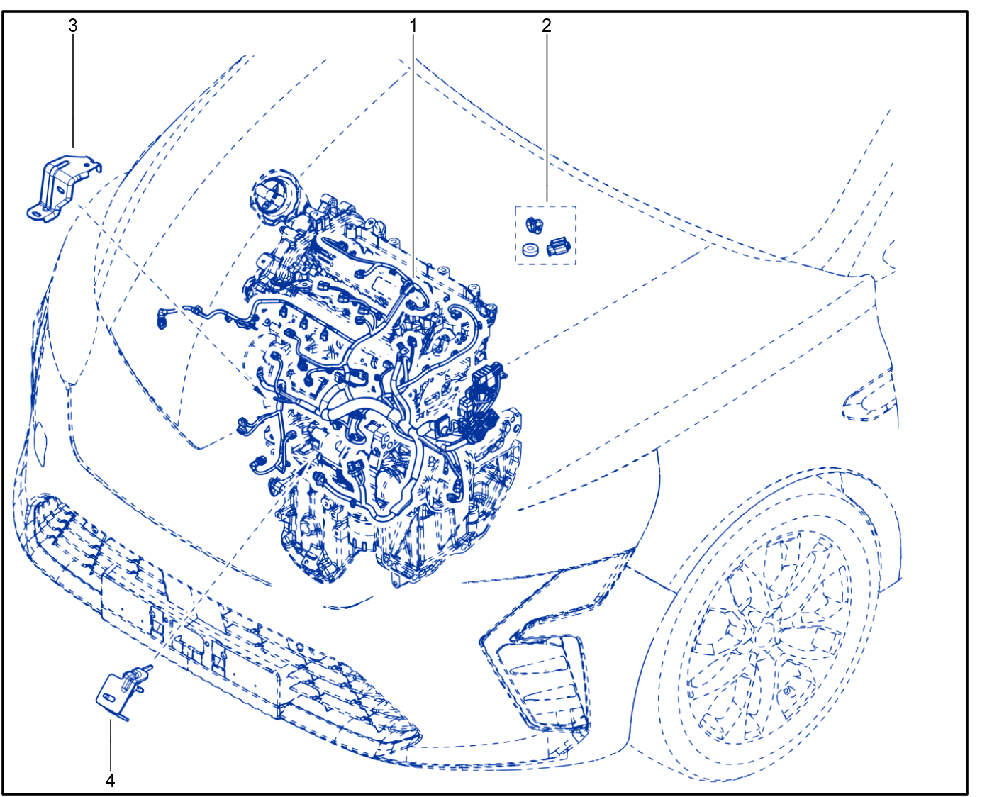 Wiring - Engine Components - 01117446