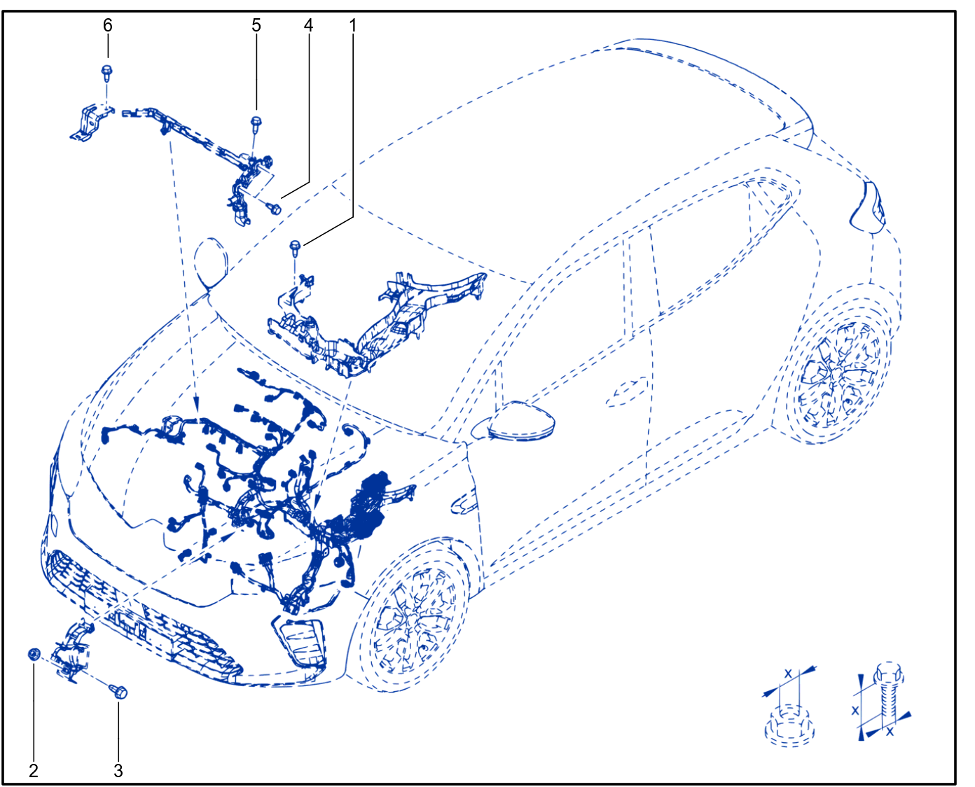 Wiring - Engine Components - 01117447