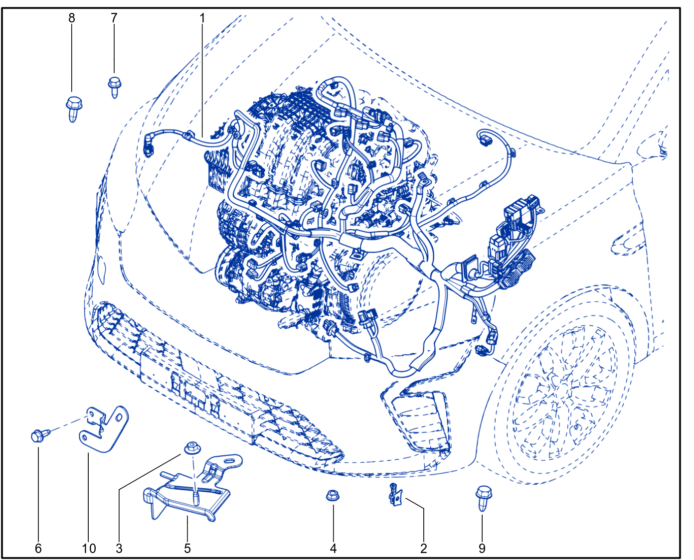 Wiring - Engine Components - 01117456