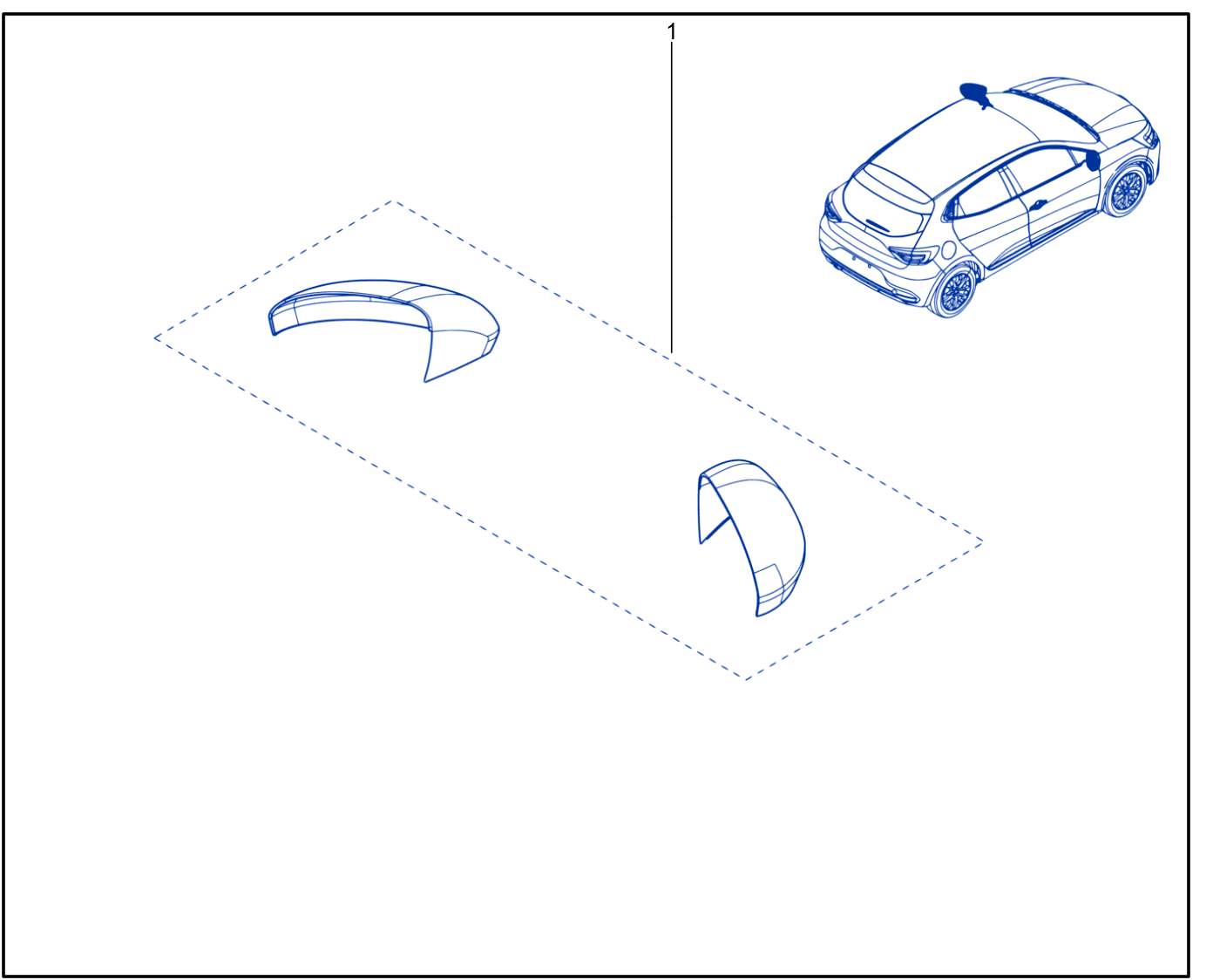 Rear View Mirror Casing - 01117480