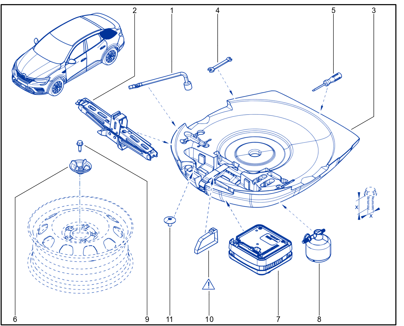 Jack And Anti-Puncture System - 01117530