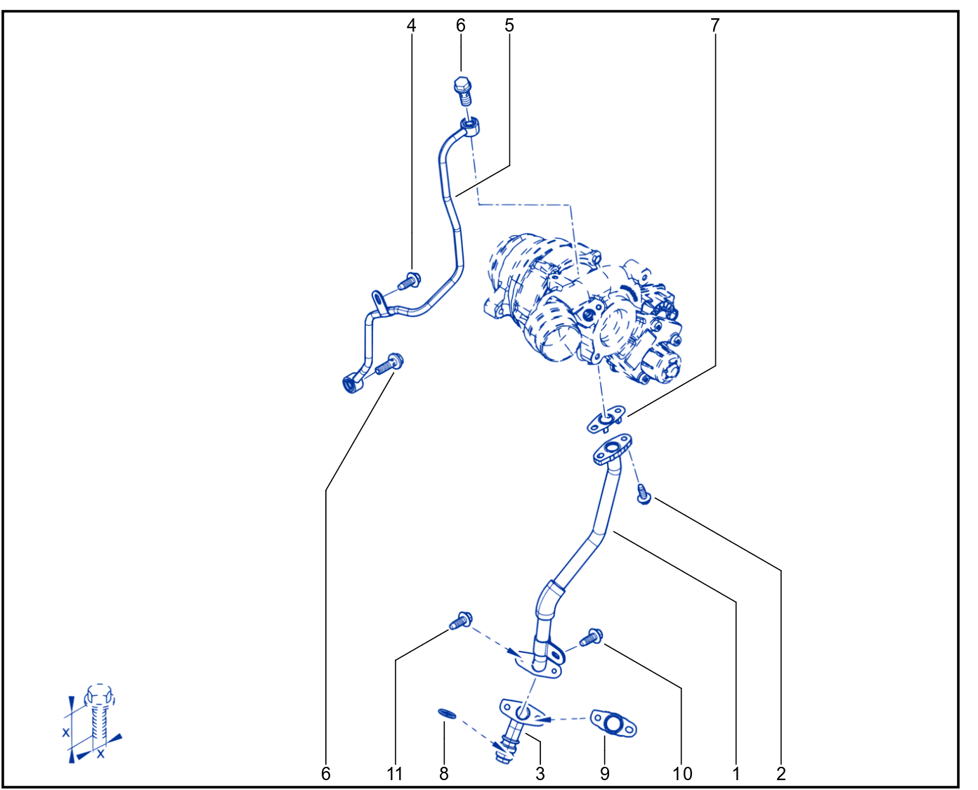Turbocharger Lubrication - 01117651