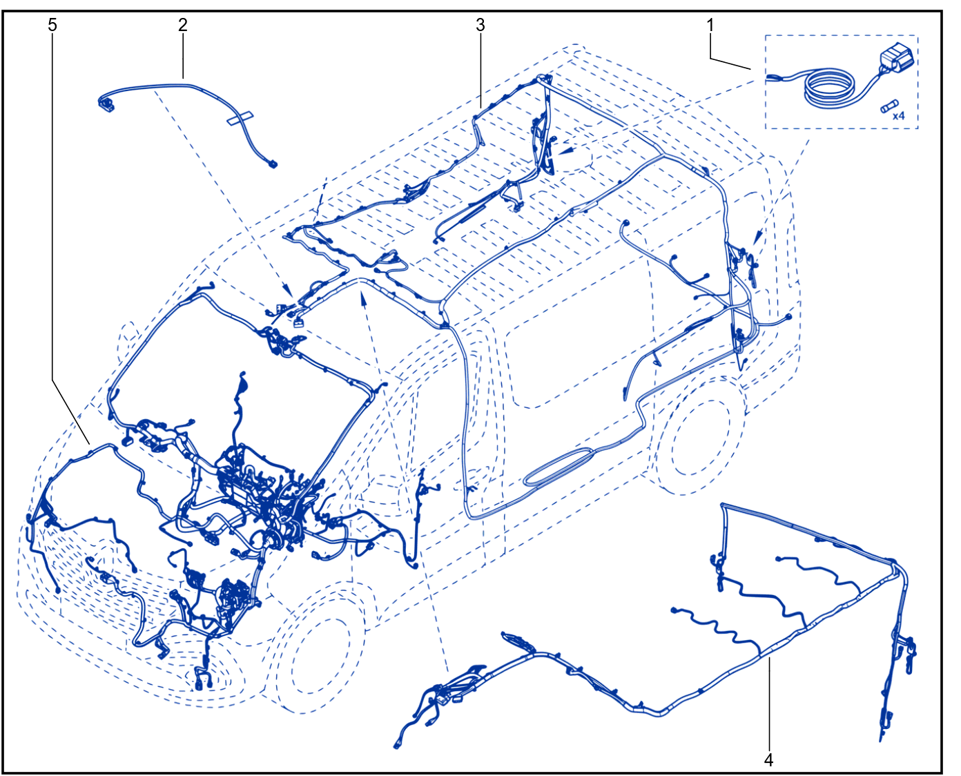 Wiring - Passenger Compartment Components - 01117660