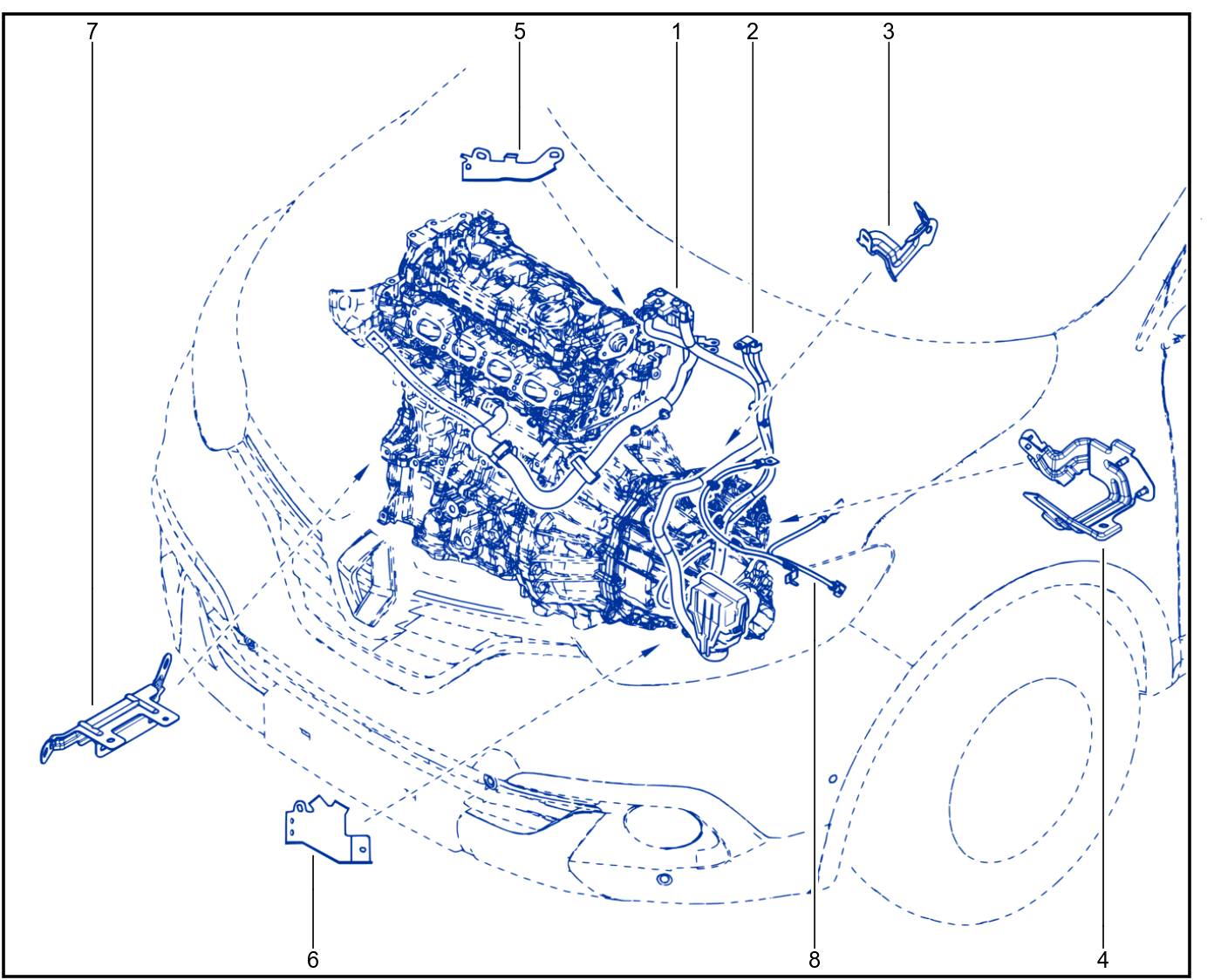 Wiring - Engine Components - 01117764