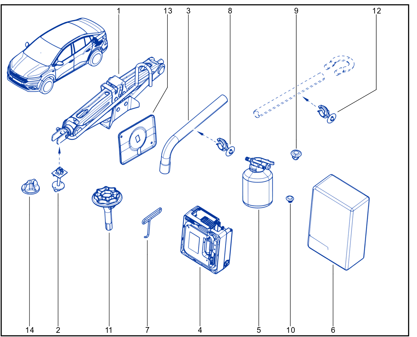 Jack And Anti-Puncture System - 01117924