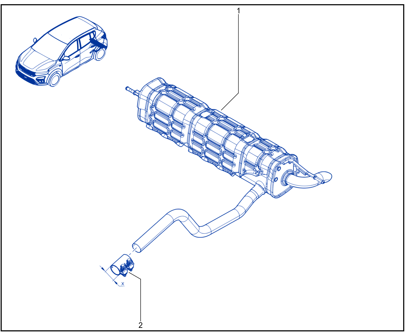 Exhaust Pipe - 01118083
