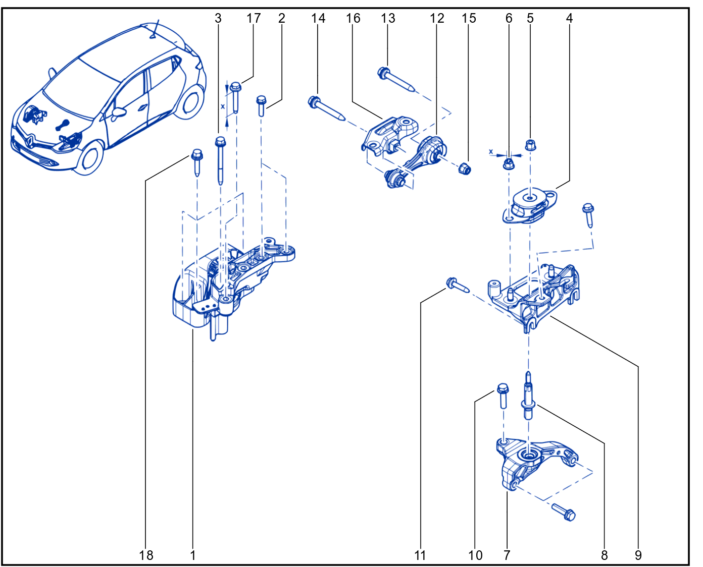 Engine And Transmission Assembly Support - 01118231