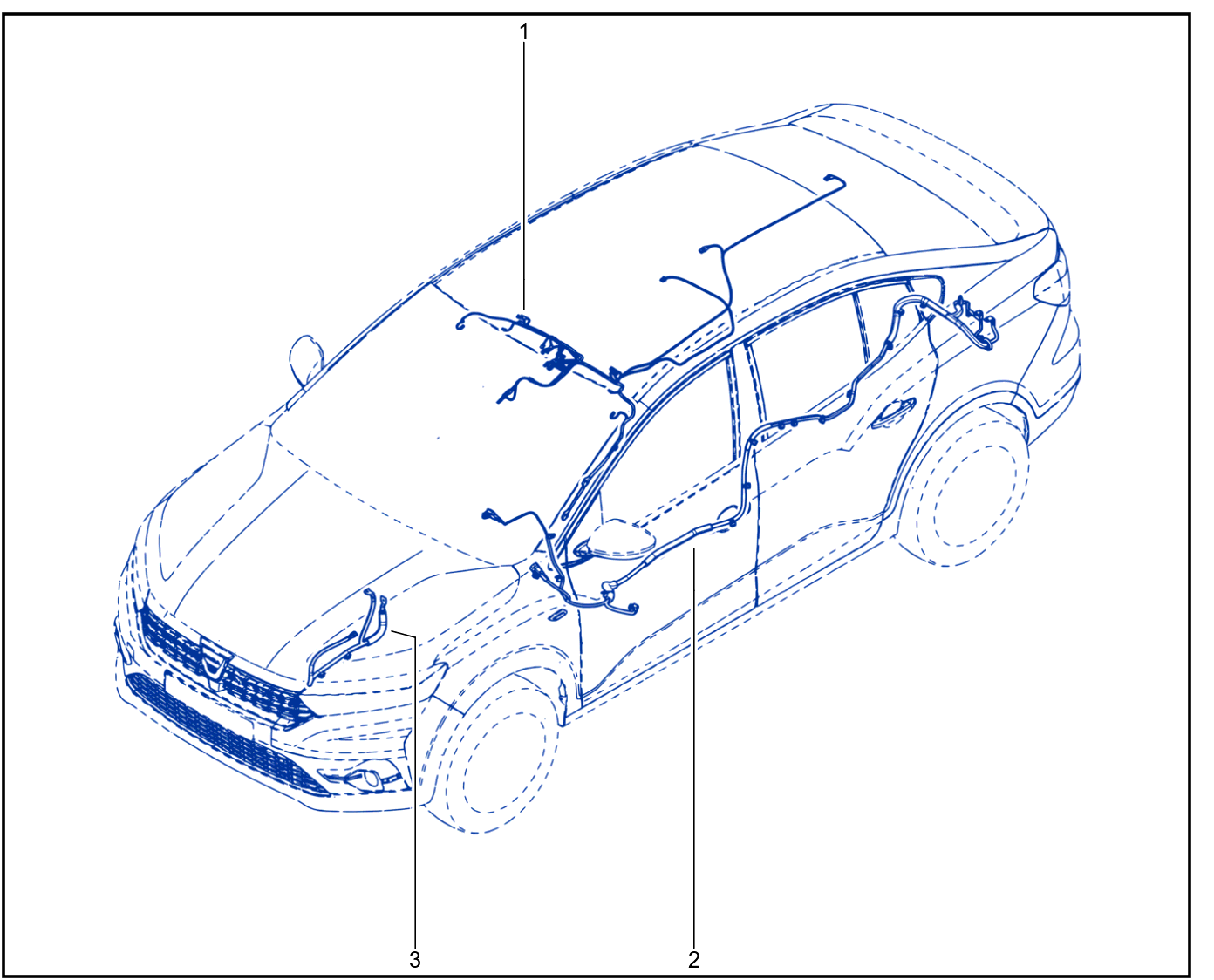 Wiring - Passenger Compartment Components - 01118264
