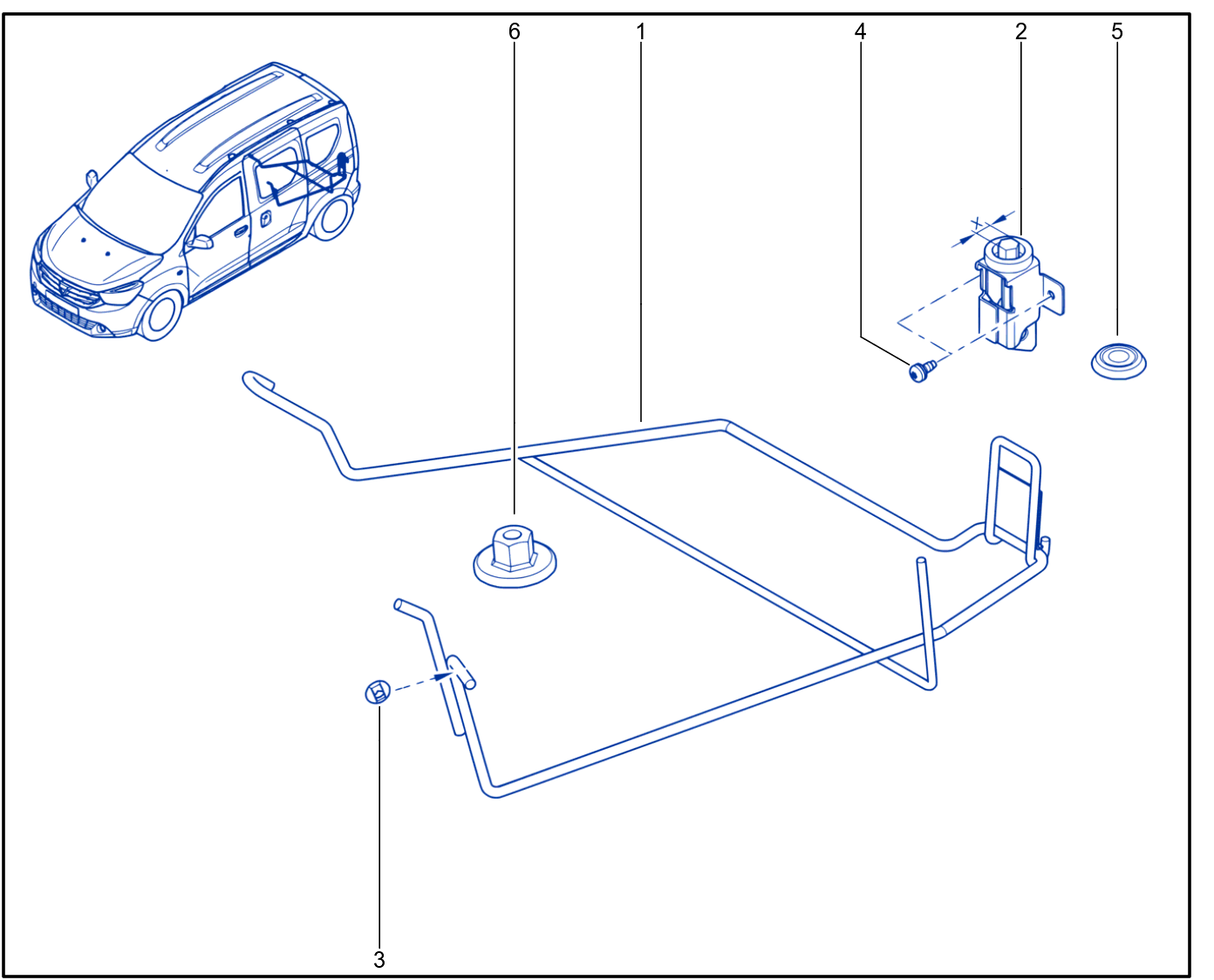 Emergency Spare Wheel Support - 1467_565010_B5