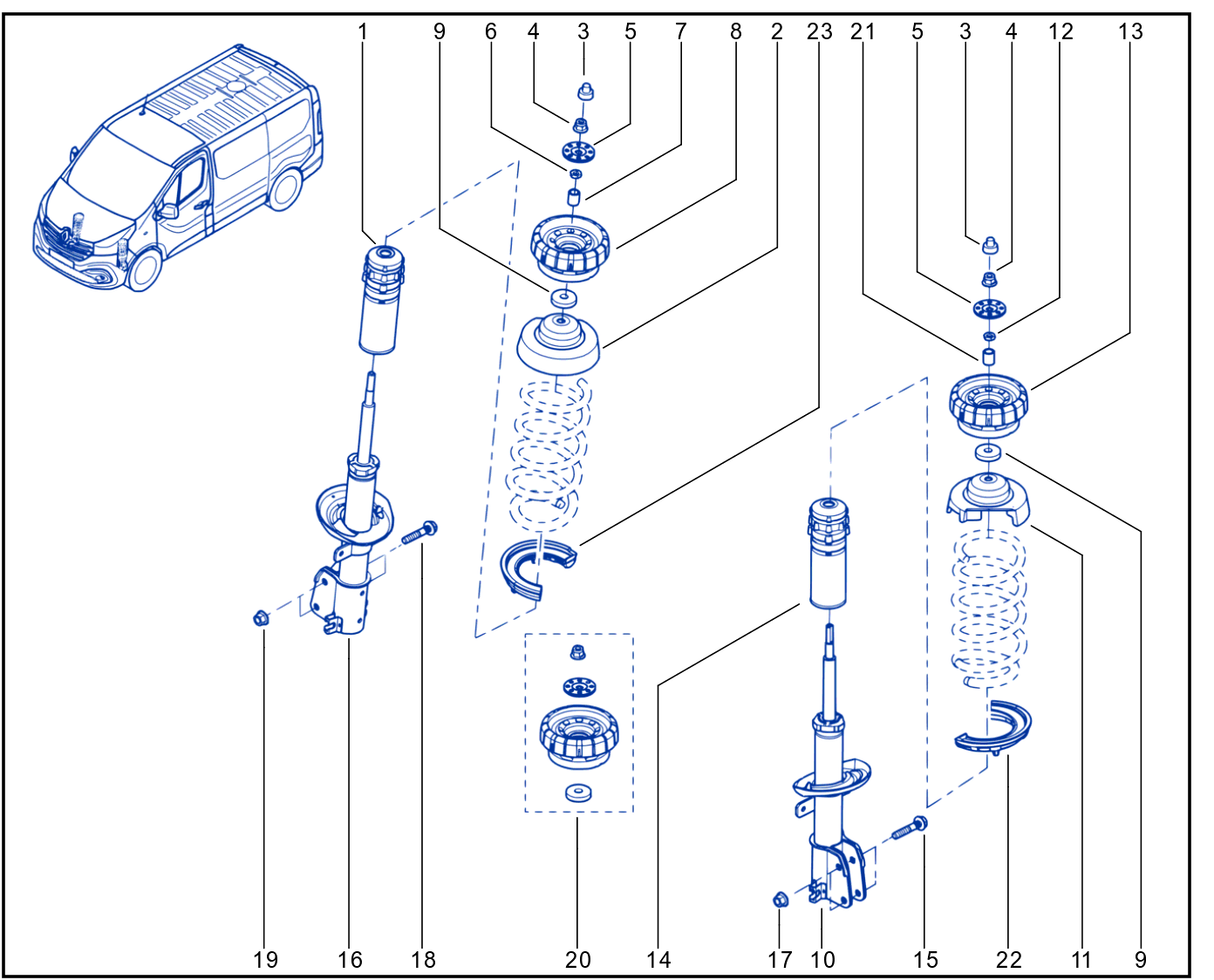 Suspension - Front Shock Absorption - 1482_320110_B6