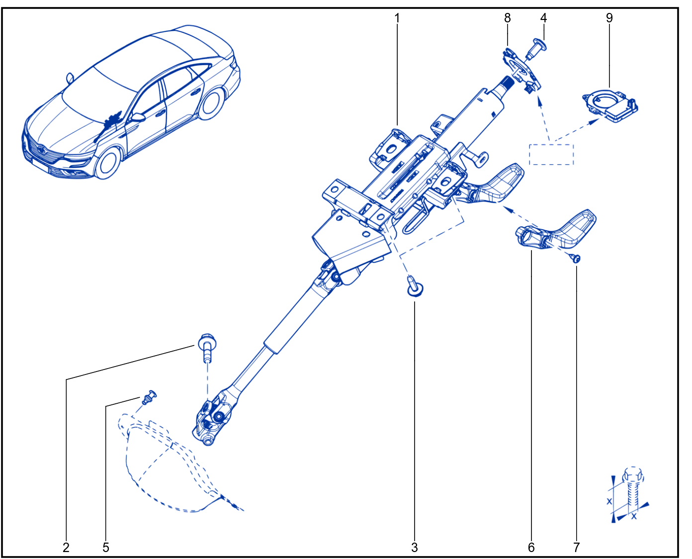 Steering Column - 1804_364010_B3