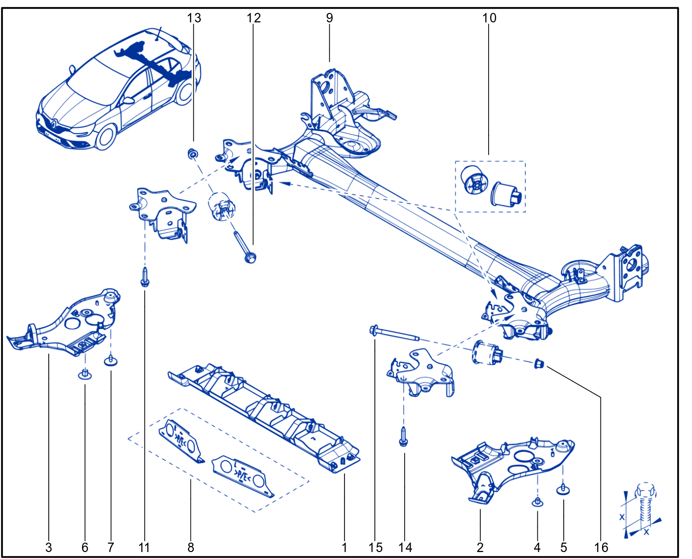 Rear Axle Component - 1805_330110_C6