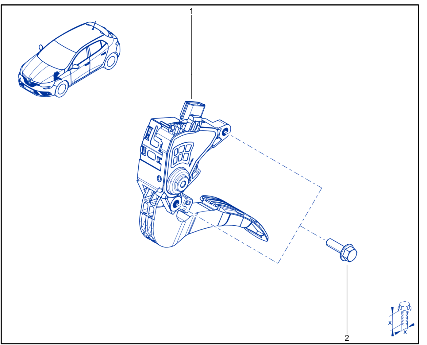 Pedal Assembly - 1805_373010_B2